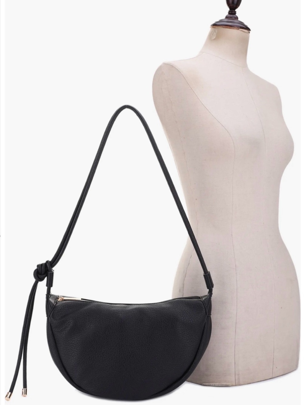Aria Recycled Vegan Leather Shoulder Bag
